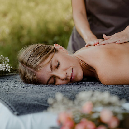 Swiss stone pine massage