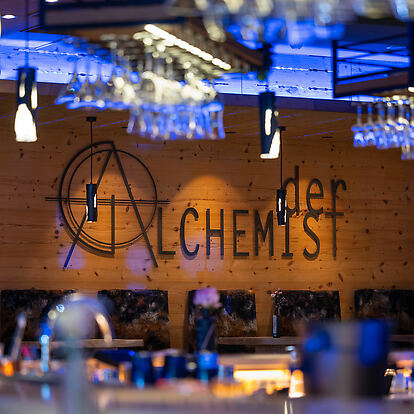 House bar The Alchemist at the Nature and Wellness Hotel Höflehner