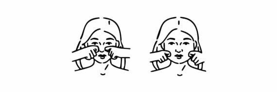 Face Yoga Übung 4