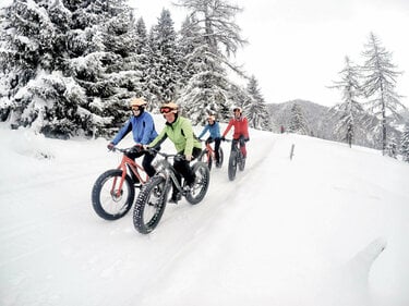 Fatbike Trails im Schnee