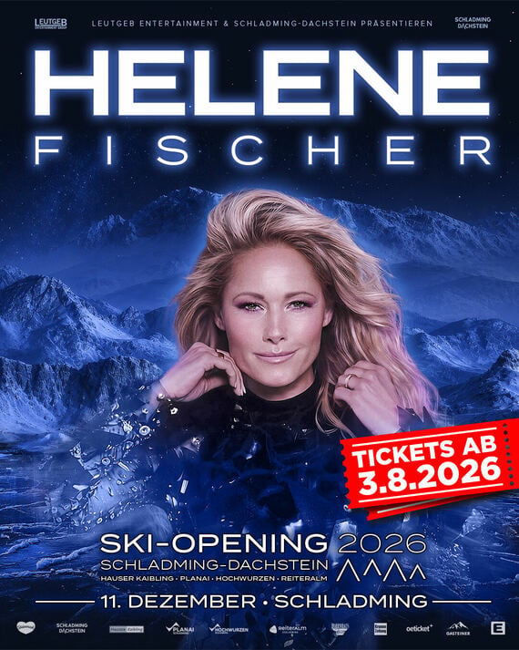 Plakat Winteropening mit Helene Fischer