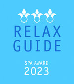RELAX Guide Auszeichnung mit 3 Lilien als hervorragender Wellnessort gekennzeichnet