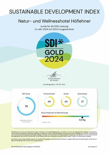 SDI_AUSZEICHNUNG_NATUR UND WELLNESSHOTEL HÖFLEHNER_2024