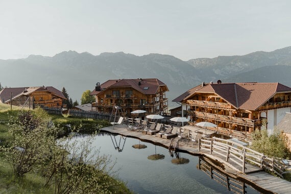 Sommeransicht des Hotel