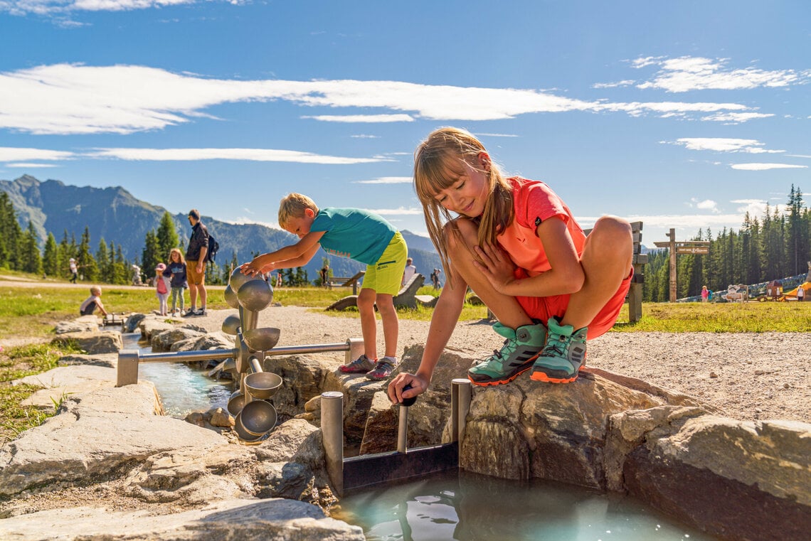 Station "Wasserweg" auf der Planai