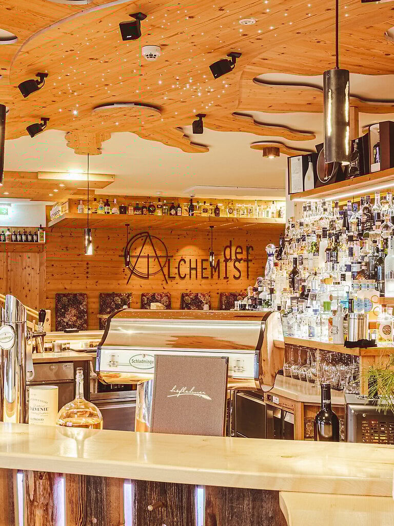 Hausbar Der Alchemist im Natur- und Wellnesshotel Höflehner